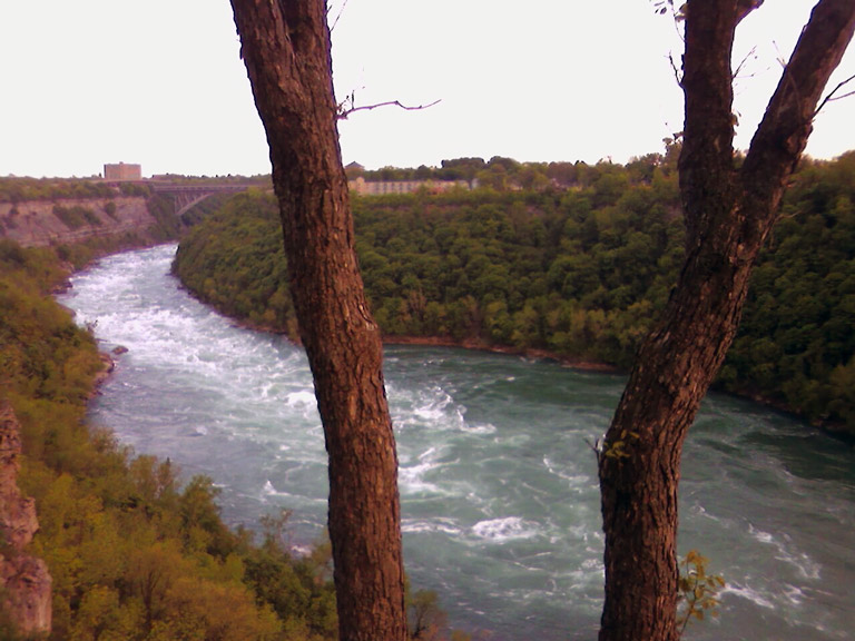 niagra-river-near-whirlpool 8 hours later we made it to Niagra River.