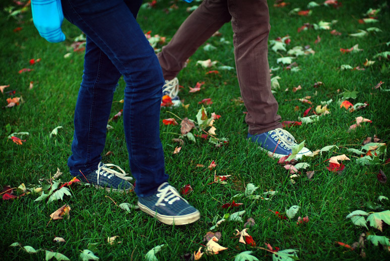 skinny jeans in autumn